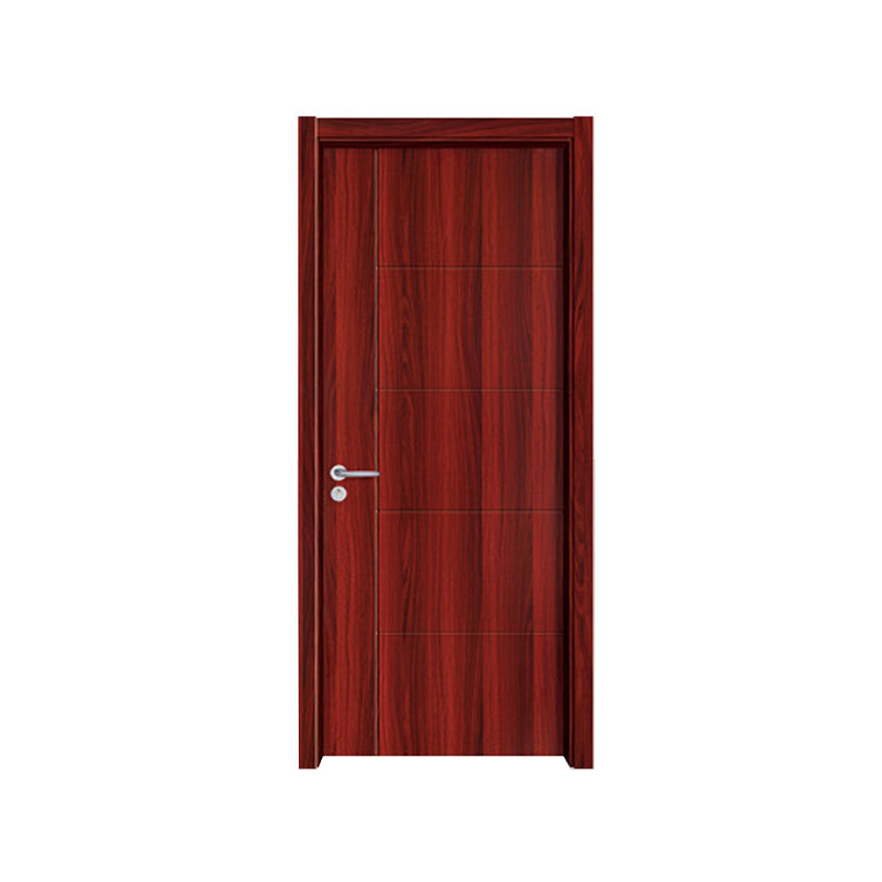 MLD-3822 Cadre de grain de bois rouge Porte de mélamine