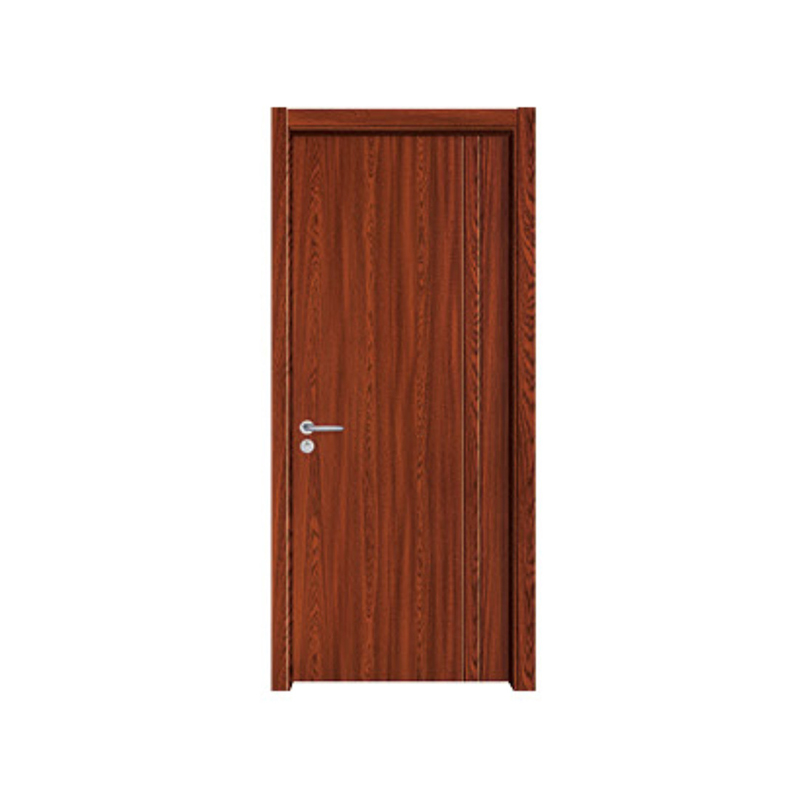 MLD-4106 Porte en mélamine à grain de bois simple brun