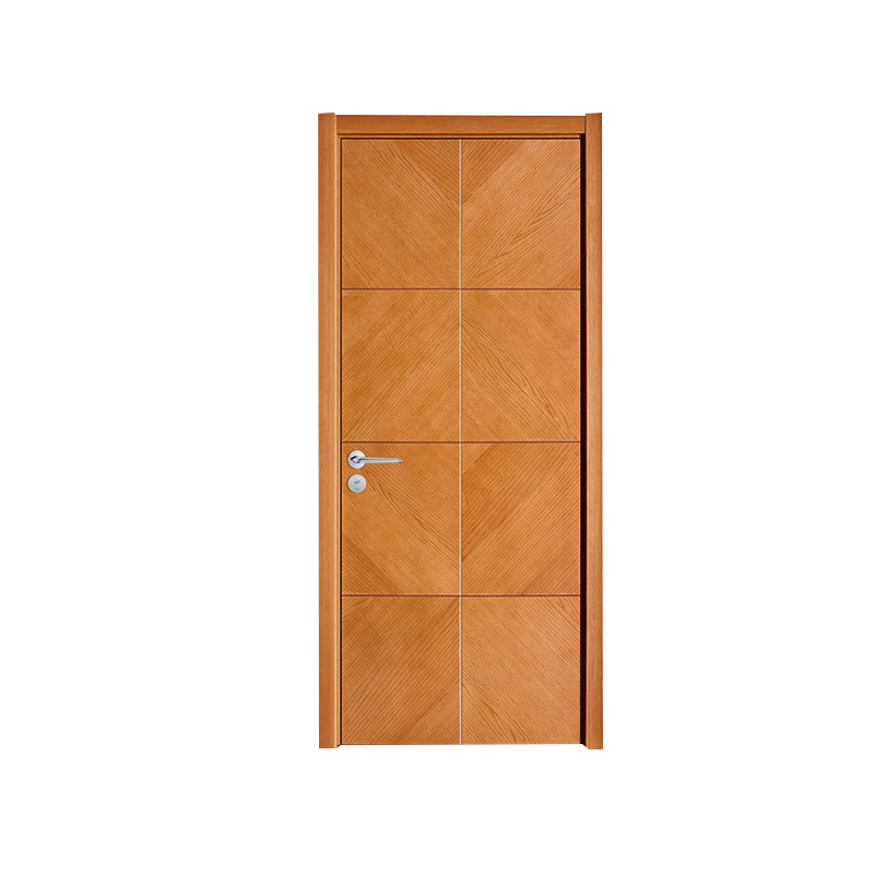 SPK-1081 Porte peinte en grain de bois moderne