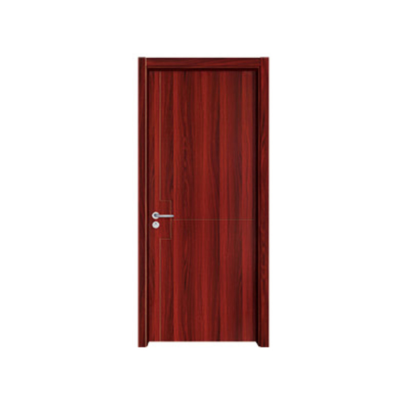 MLD-4120 Fond rouge lignes simples Porte en melamine