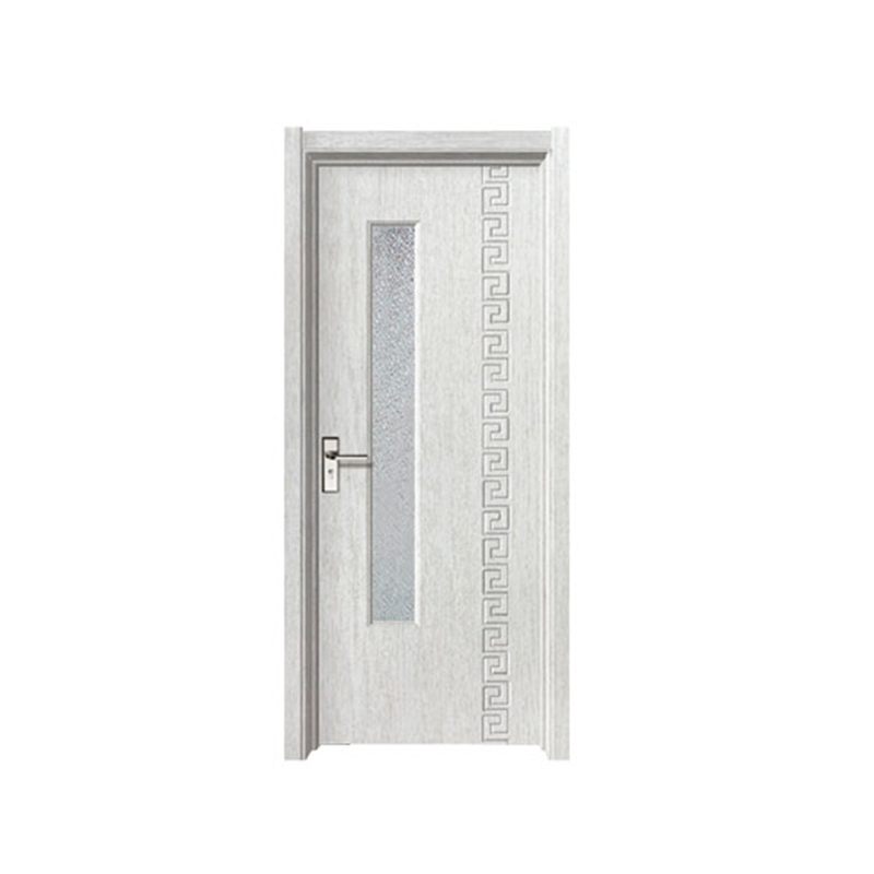 SPM-8129 PORTE DE VERRE BLANC PVC MDF PORTE