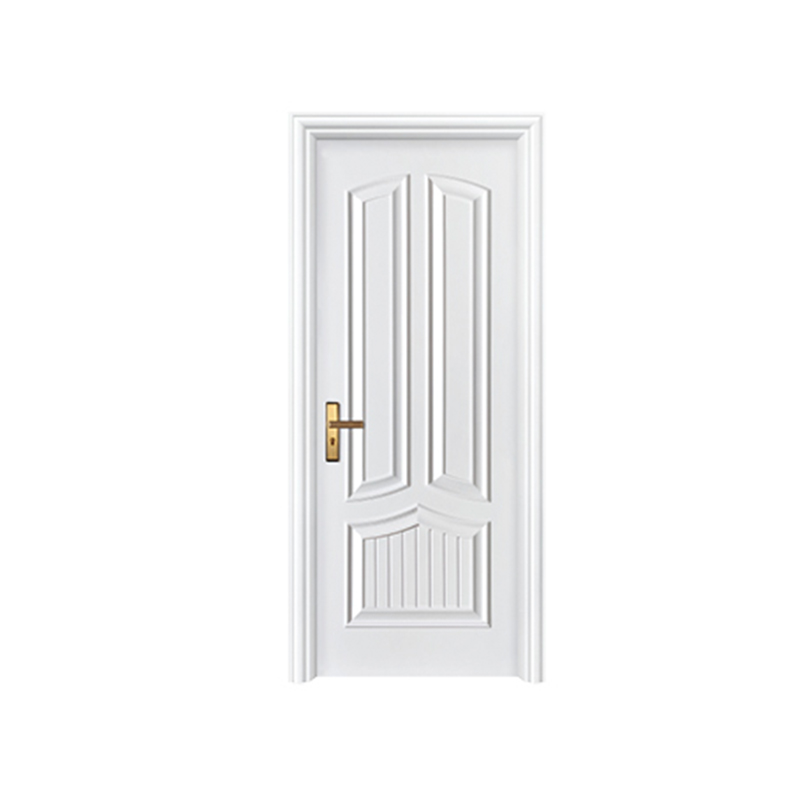 SPK-1069 Porte peinte en placage blanc propre et pur