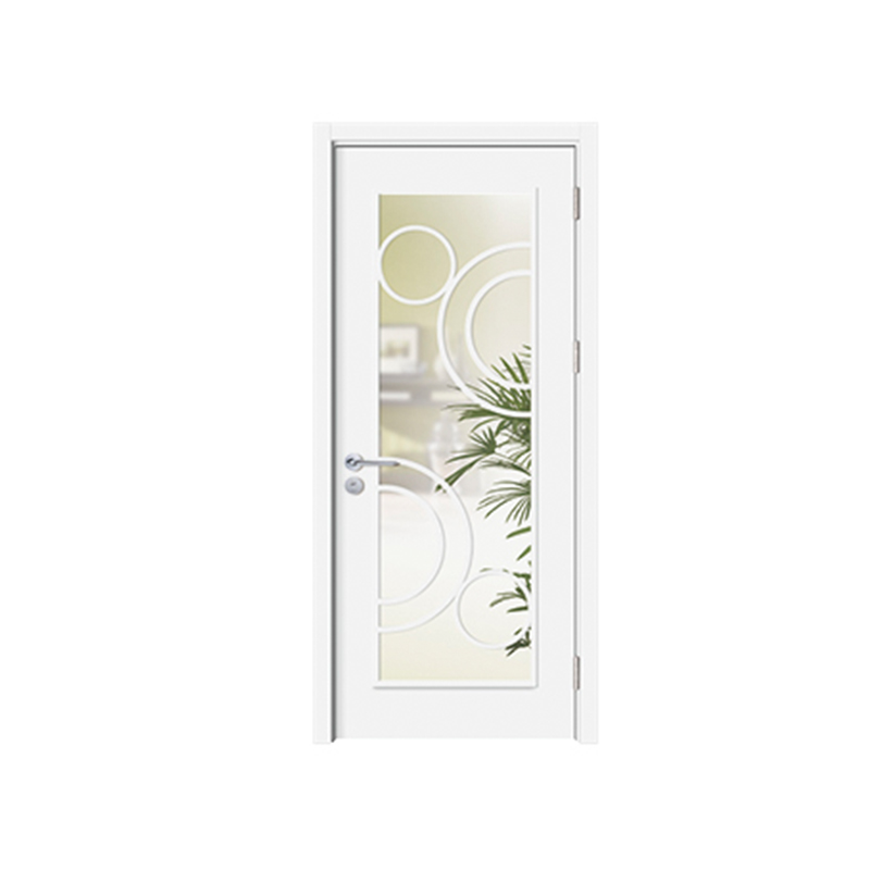 SPK-1055 Porte peinte en placage en verre transparent