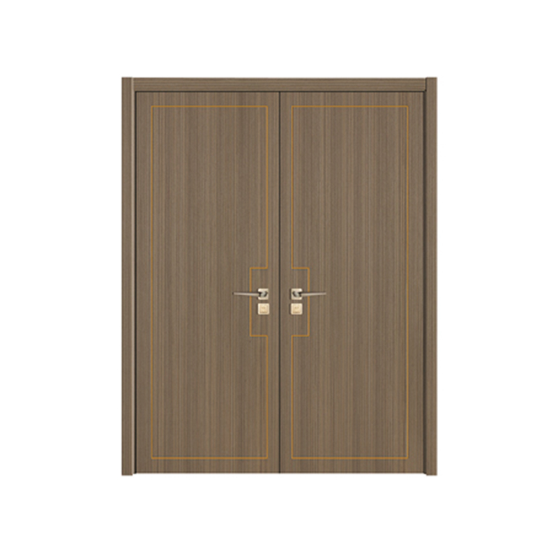 SPK-1044 Porte peinte double en placage d’or