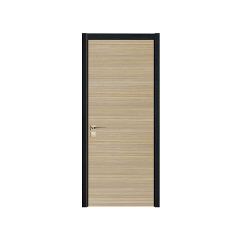 SPK-1041 Porte peinte en placage noir en bois en bois