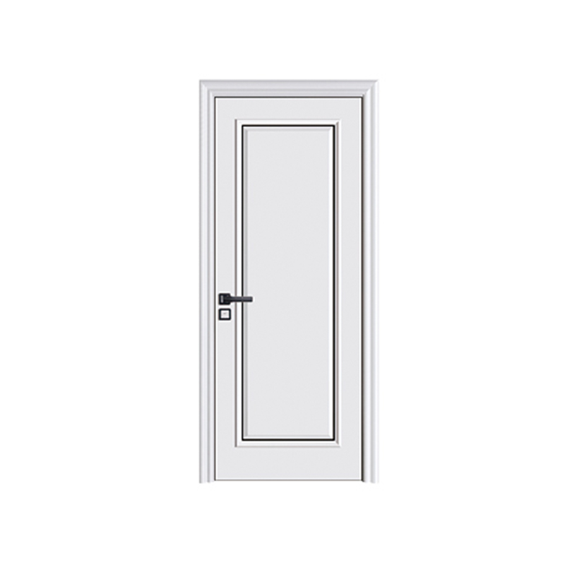 SPK-1023 Porte peinte en placage blanc noir