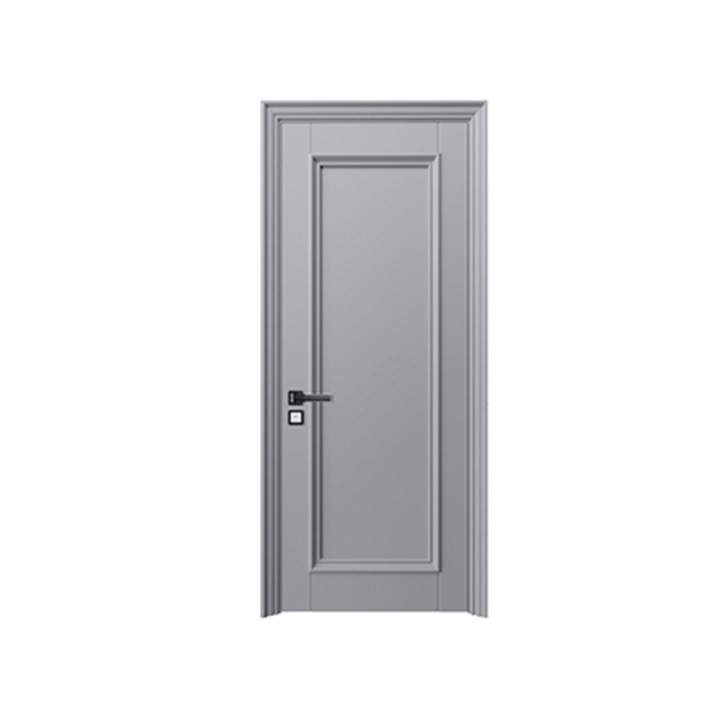 SPK-1014 Porte peinte en placage gris foncé