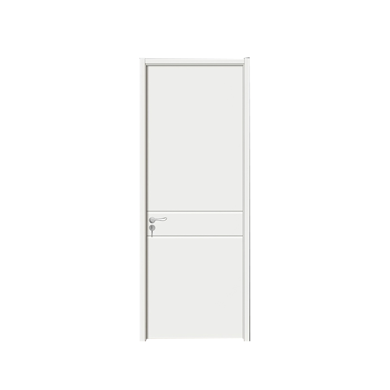 WPC-G006 Lignes simples blanches Porte WPC