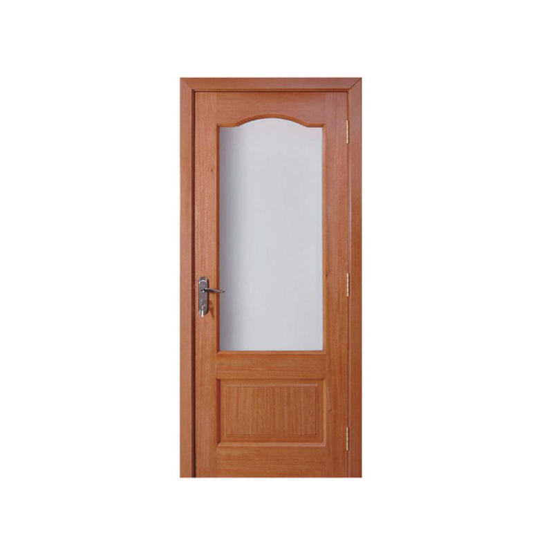 NSW-LD-19 Porte en bois massif de forme traditionnelle