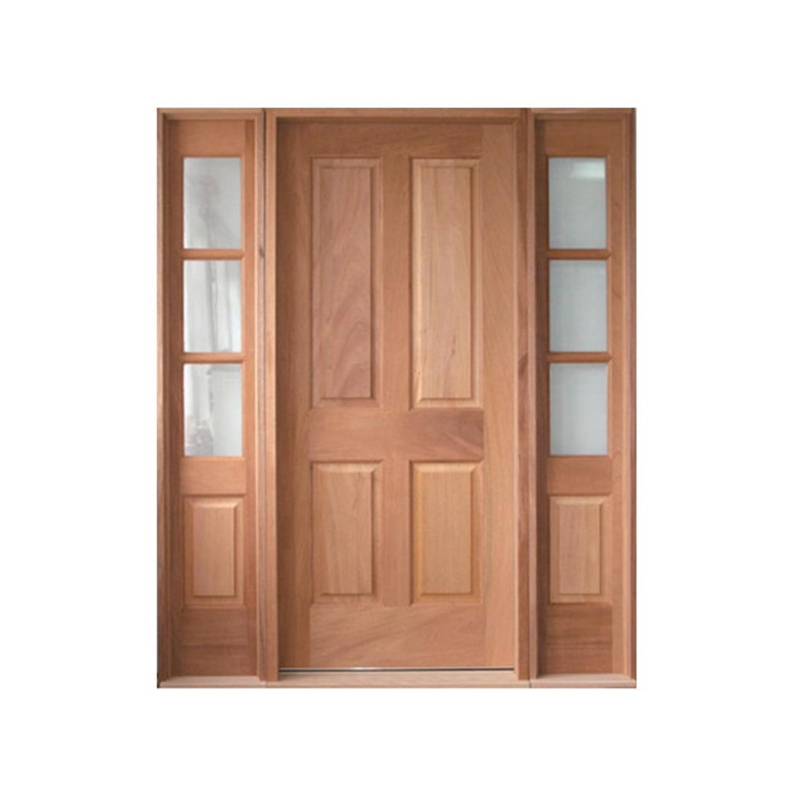 NSW-ESD-03 Couleur de bois chaud porte en bois massif naturel