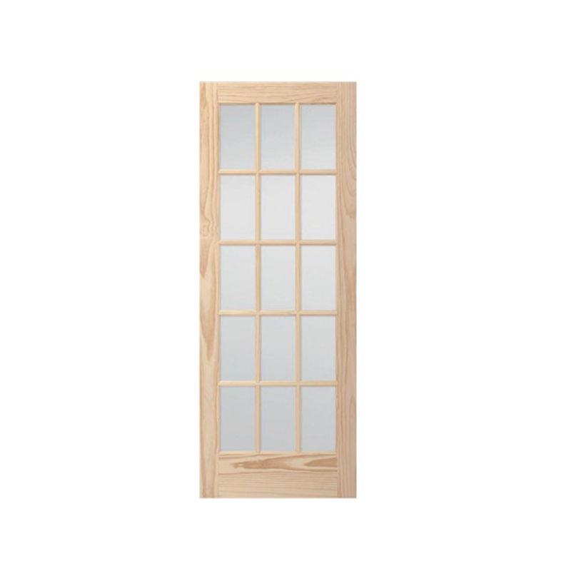 NSW-GP-04 Porte en bois massif naturel multiple