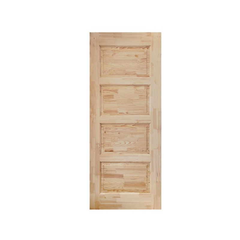 NSW-1 Couleur en bois naturel Porte en bois massif naturel